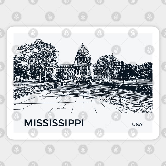 Mississippi State USA Sticker by Lakeric